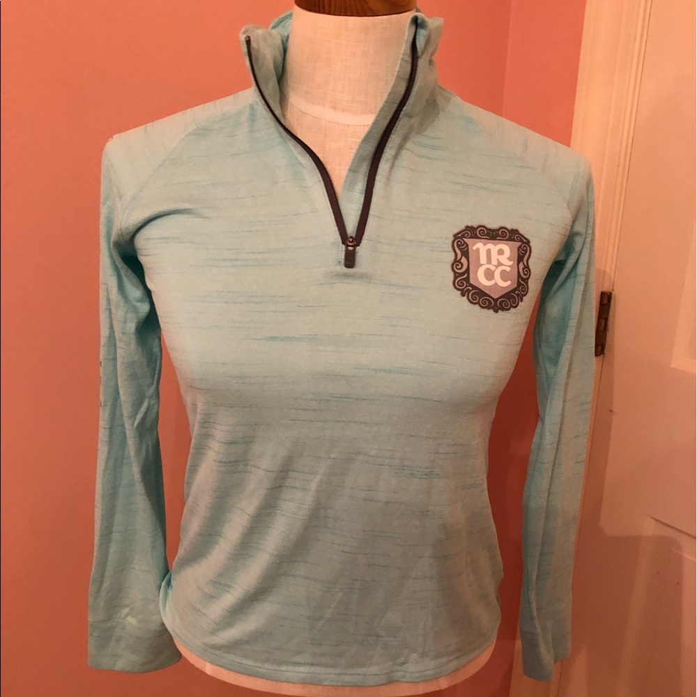 Girl’s Golf Half Zip Jacket Youth XL (16) Mint